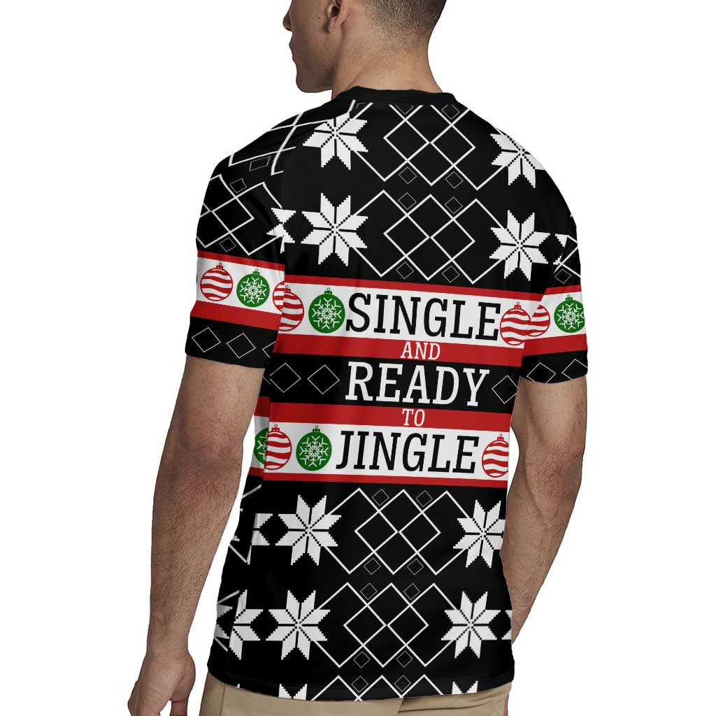 Single Ready To Jingle Christmas Rugby Jersey Xmas Holiday Patterns - Wonder Print Shop