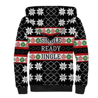 Single Ready To Jingle Christmas Sherpa Hoodie Xmas Holiday Patterns - Wonder Print Shop