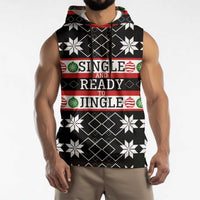Single Ready To Jingle Christmas Sleeveless Hoodie Xmas Holiday Patterns - Wonder Print Shop