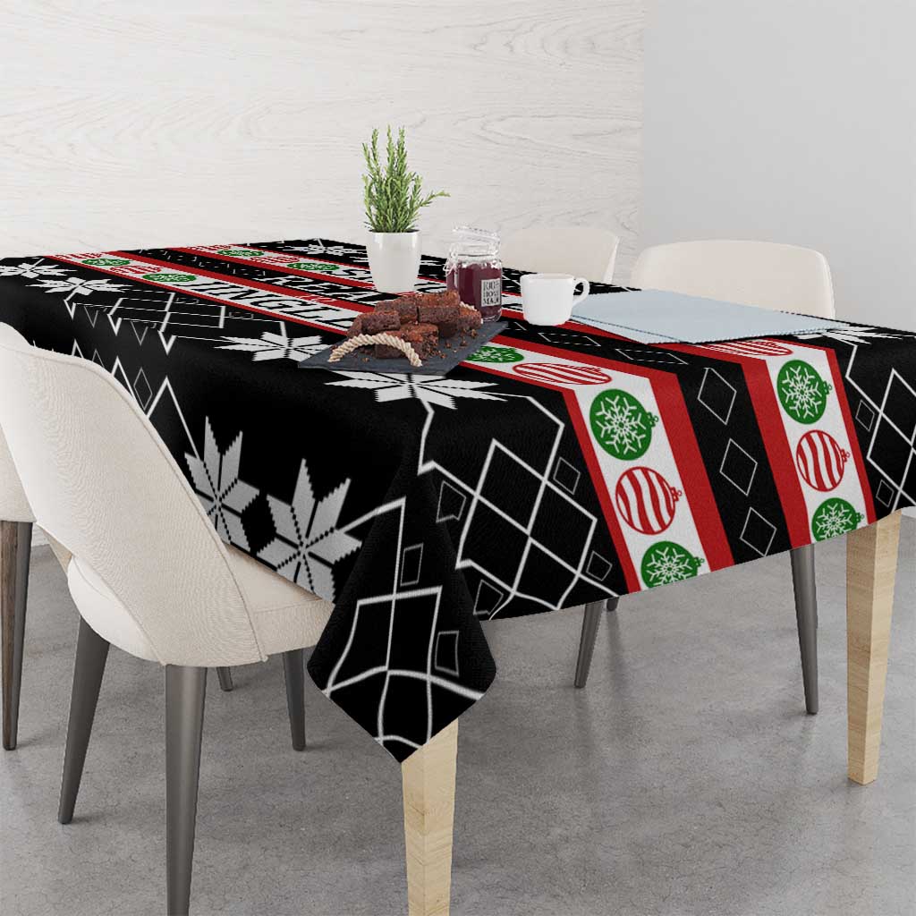 Single Ready To Jingle Christmas Tablecloth Xmas Holiday Patterns - Wonder Print Shop