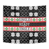 Single Ready To Jingle Christmas Tapestry Xmas Holiday Patterns - Wonder Print Shop