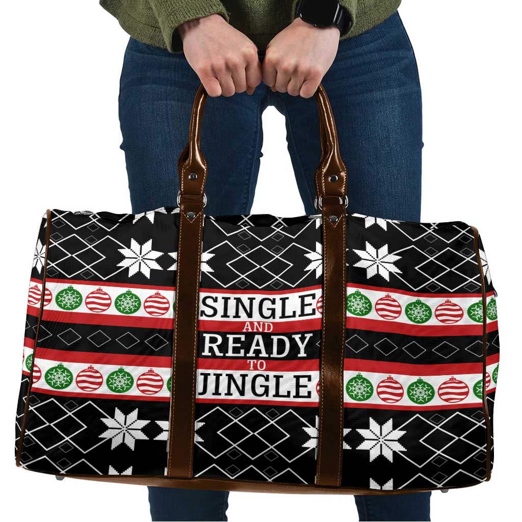 Single Ready To Jingle Christmas Travel Bag Xmas Holiday Patterns - Wonder Print Shop