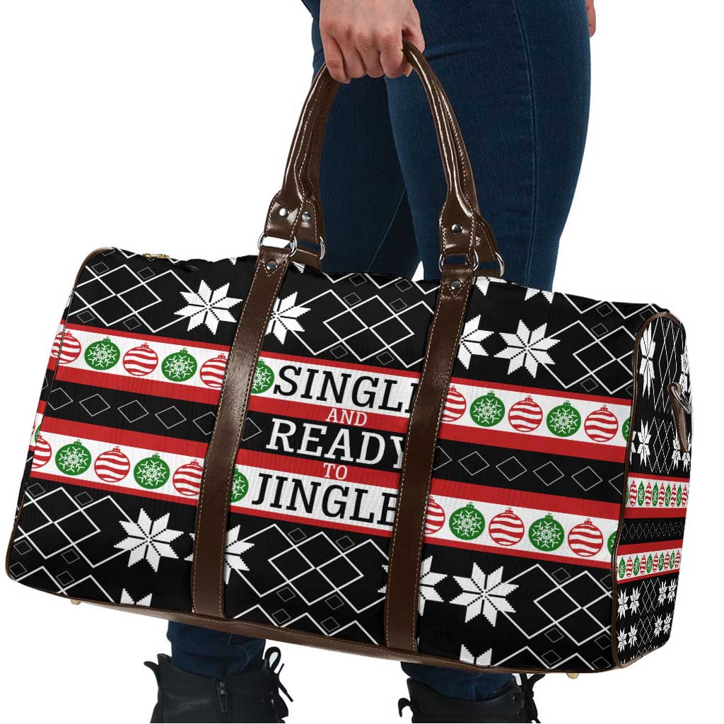 Single Ready To Jingle Christmas Travel Bag Xmas Holiday Patterns - Wonder Print Shop