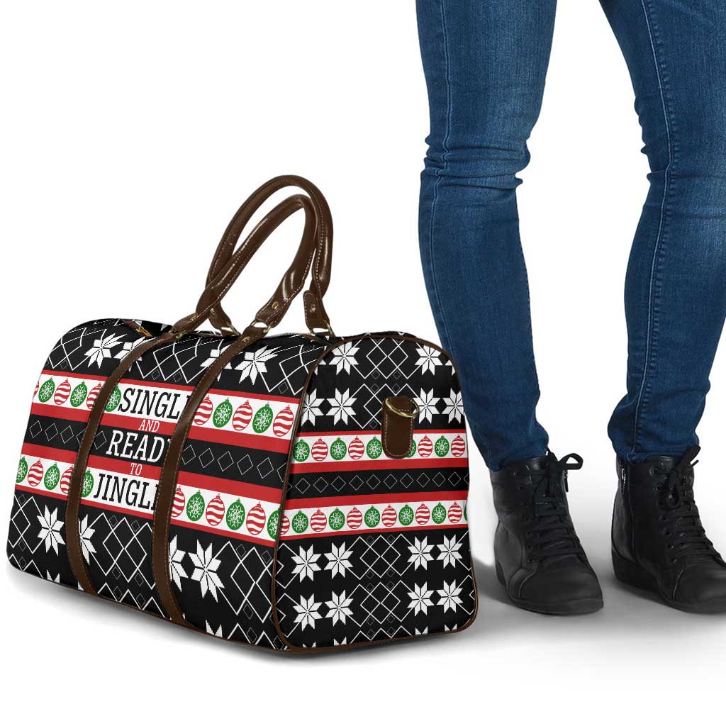 Single Ready To Jingle Christmas Travel Bag Xmas Holiday Patterns - Wonder Print Shop