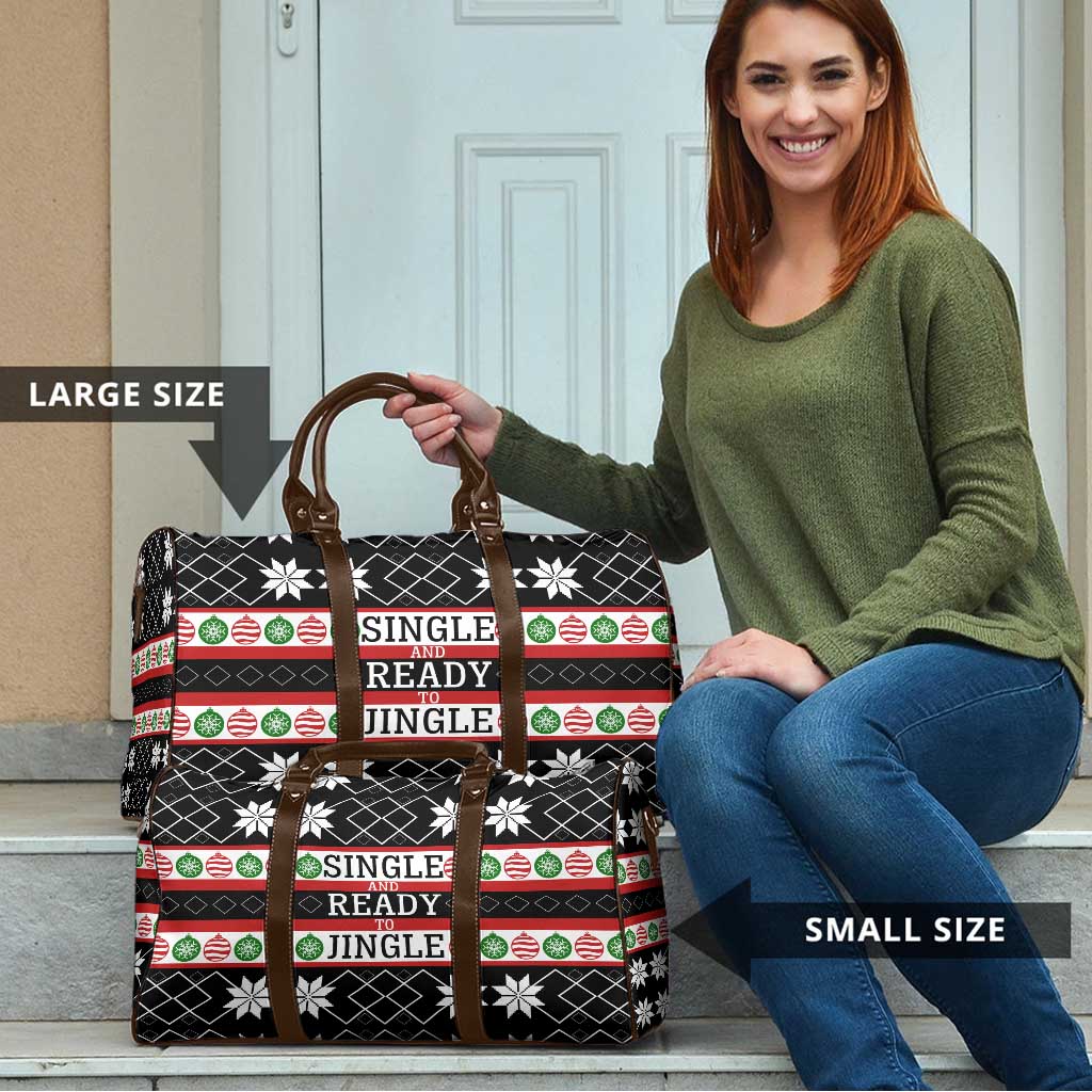Single Ready To Jingle Christmas Travel Bag Xmas Holiday Patterns - Wonder Print Shop