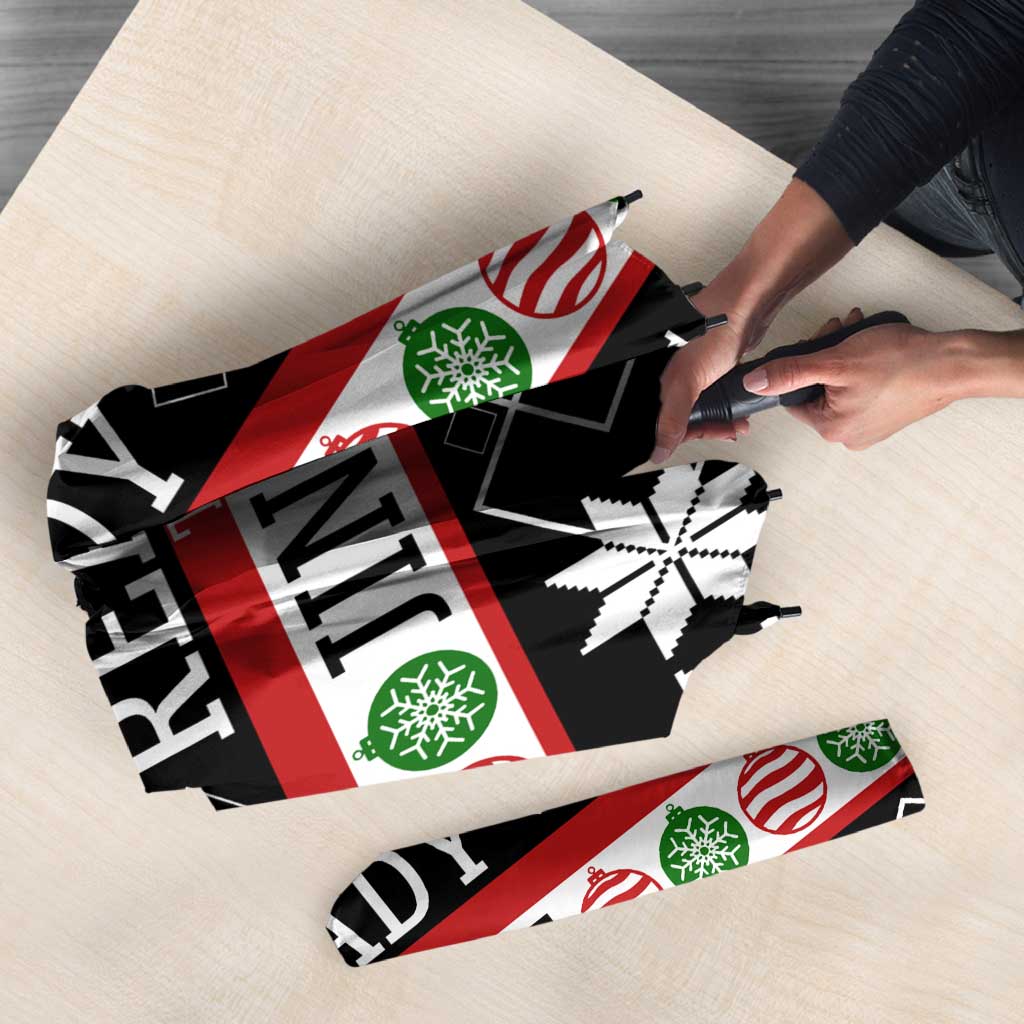 Single Ready To Jingle Christmas Umbrella Xmas Holiday Patterns - Wonder Print Shop