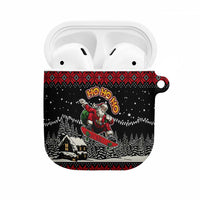 Skater Santa Claus Ho Ho Ho Christmas AirPods Case Xmas Holiday Patterns - Wonder Print Shop