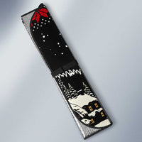 Skater Santa Claus Ho Ho Ho Christmas Auto Sun Shade Xmas Holiday Patterns - Wonder Print Shop