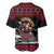Skater Santa Claus Ho Ho Ho Christmas Baseball Jersey Xmas Holiday Patterns - Wonder Print Shop