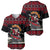 Skater Santa Claus Ho Ho Ho Christmas Baseball Jersey Xmas Holiday Patterns - Wonder Print Shop