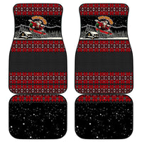Skater Santa Claus Ho Ho Ho Christmas Car Mats Xmas Holiday Patterns - Wonder Print Shop