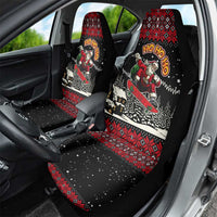 Skater Santa Claus Ho Ho Ho Christmas Car Seat Cover Xmas Holiday Patterns - Wonder Print Shop
