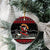 Skater Santa Claus Ho Ho Ho Christmas Ceramic Ornament Xmas Holiday Patterns - Wonder Print Shop