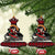 Skater Santa Claus Ho Ho Ho Christmas Ceramic Ornament Xmas Holiday Patterns - Wonder Print Shop