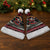 Skater Santa Claus Ho Ho Ho Christmas Santa Hat Xmas Holiday Patterns - Wonder Print Shop