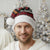 Skater Santa Claus Ho Ho Ho Christmas Santa Hat Xmas Holiday Patterns - Wonder Print Shop