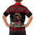 Skater Santa Claus Ho Ho Ho Christmas Kid Hawaiian Shirt Xmas Holiday Patterns - Wonder Print Shop