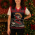 Skater Santa Claus Ho Ho Ho Christmas Knitted V-Neck Vest Xmas Holiday Patterns - Wonder Print Shop