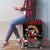 Skater Santa Claus Ho Ho Ho Christmas Luggage Cover Xmas Holiday Patterns - Wonder Print Shop