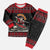 Skater Santa Claus Ho Ho Ho Christmas Pajama Set Xmas Holiday Patterns - Wonder Print Shop