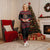 Skater Santa Claus Ho Ho Ho Christmas Pajama Set Xmas Holiday Patterns - Wonder Print Shop
