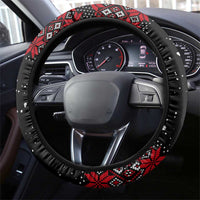 Skater Santa Claus Ho Ho Ho Christmas Steering Wheel Cover Xmas Holiday Patterns - Wonder Print Shop
