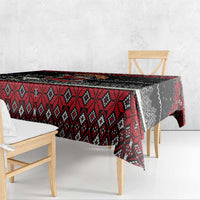 Skater Santa Claus Ho Ho Ho Christmas Tablecloth Xmas Holiday Patterns - Wonder Print Shop