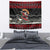 Skater Santa Claus Ho Ho Ho Christmas Tapestry Xmas Holiday Patterns - Wonder Print Shop