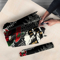 Skater Santa Claus Ho Ho Ho Christmas Umbrella Xmas Holiday Patterns - Wonder Print Shop