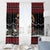 Skater Santa Claus Ho Ho Ho Christmas Window Curtain Xmas Holiday Patterns - Wonder Print Shop