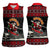 Skater Santa Claus Ho Ho Ho Christmas Women Sleeveless Polo Shirt Xmas Holiday Patterns - Wonder Print Shop