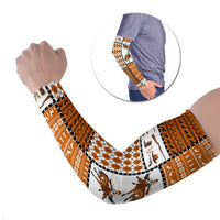 Horse Cowboy Merry Christmas Design Arm Sleeves Funny Xmas Holiday Patterns - Wonder Print Shop