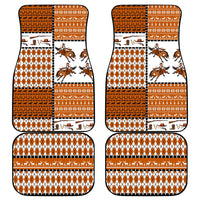 Horse Cowboy Merry Christmas Design Car Mats Funny Xmas Holiday Patterns - Wonder Print Shop