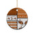 Horse Cowboy Merry Christmas Design Ceramic Ornament Funny Xmas Holiday Patterns - Wonder Print Shop