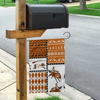 Horse Cowboy Merry Christmas Design Garden Flag Funny Xmas Holiday Patterns - Wonder Print Shop