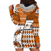 Horse Cowboy Merry Christmas Design Hoodie Dress Funny Xmas Holiday Patterns - Wonder Print Shop