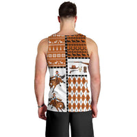 Horse Cowboy Merry Christmas Design Men Tank Top Funny Xmas Holiday Patterns - Wonder Print Shop