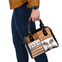 Horse Cowboy Merry Christmas Design Shoulder Handbag Funny Xmas Holiday Patterns - Wonder Print Shop