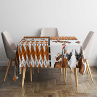 Horse Cowboy Merry Christmas Design Tablecloth Funny Xmas Holiday Patterns - Wonder Print Shop