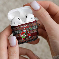 I Rock Jingle Bells Christmas Design AirPods Case Funny Xmas Holiday Patterns - Wonder Print Shop