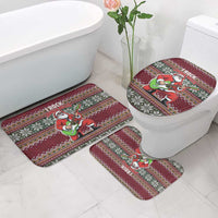 I Rock Jingle Bells Christmas Design Bathroom Set Funny Xmas Holiday Patterns - Wonder Print Shop
