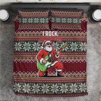 I Rock Jingle Bells Christmas Design Bedding Set Funny Xmas Holiday Patterns - Wonder Print Shop