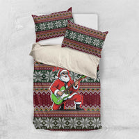 I Rock Jingle Bells Christmas Design Bedding Set Funny Xmas Holiday Patterns - Wonder Print Shop