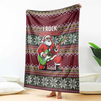 I Rock Jingle Bells Christmas Design Blanket Funny Xmas Holiday Patterns - Wonder Print Shop