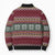 I Rock Jingle Bells Christmas Design Bomber Puffer Jacket Funny Xmas Holiday Patterns - Wonder Print Shop