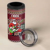 I Rock Jingle Bells Christmas Design 4 in 1 Can Cooler Tumbler Funny Xmas Holiday Patterns - Wonder Print Shop