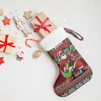 I Rock Jingle Bells Christmas Design Christmas Stocking Funny Xmas Holiday Patterns - Wonder Print Shop