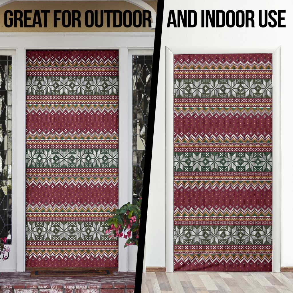I Rock Jingle Bells Christmas Design Door Cover Funny Xmas Holiday Patterns - Wonder Print Shop