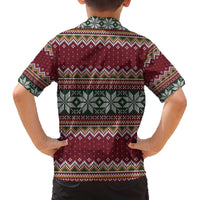 I Rock Jingle Bells Christmas Design Family Matching Off The Shoulder Long Sleeve Dress and Hawaiian Shirt Funny Xmas Holiday Patterns - Wonder Print Shop