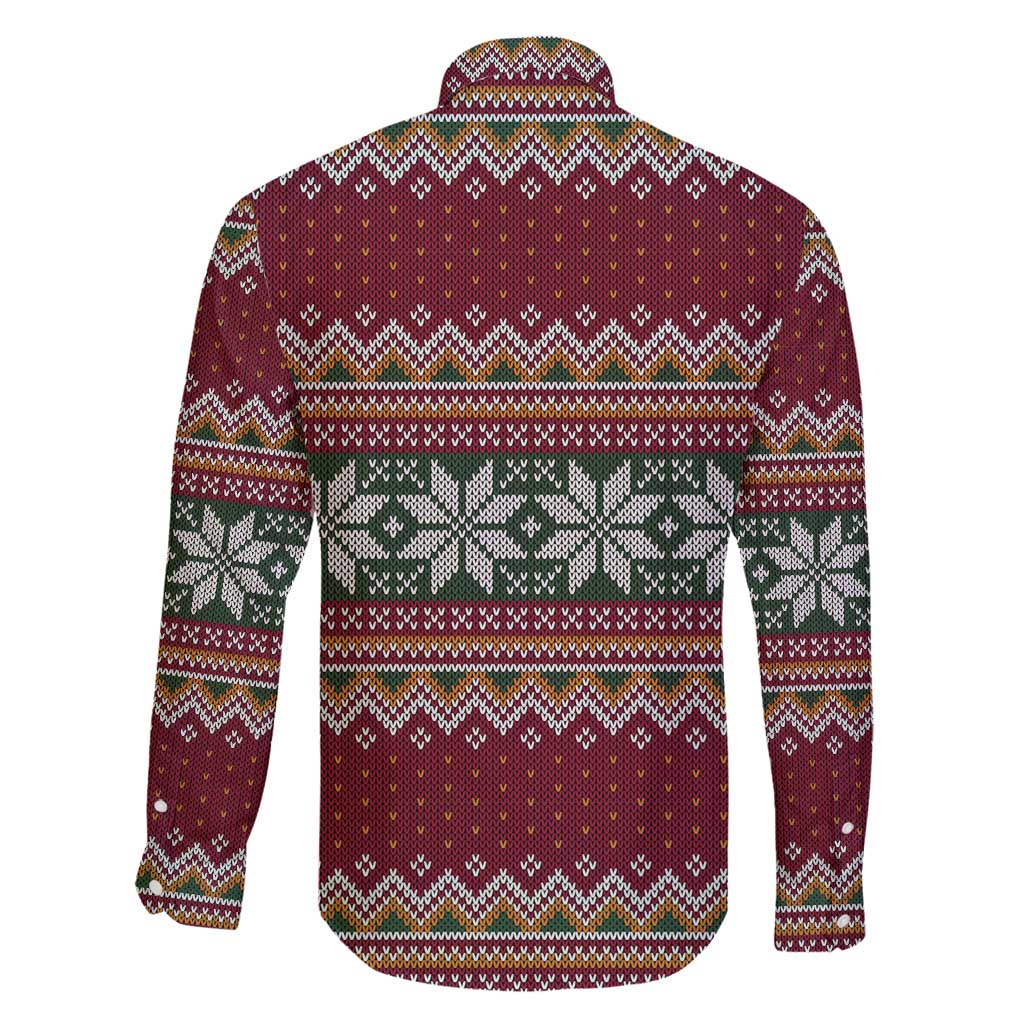 I Rock Jingle Bells Christmas Design Family Matching Off Shoulder Maxi Dress and Hawaiian Shirt Funny Xmas Holiday Patterns - Wonder Print Shop